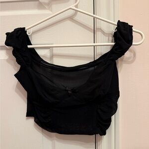 Elegant Black Women's Top